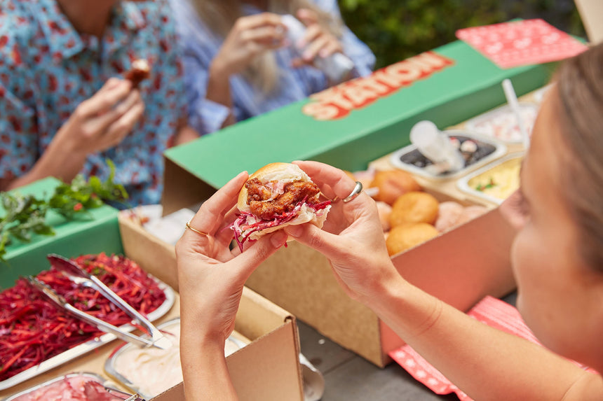 Christmas Slider mini Kit presentation | Cater Station Sydney