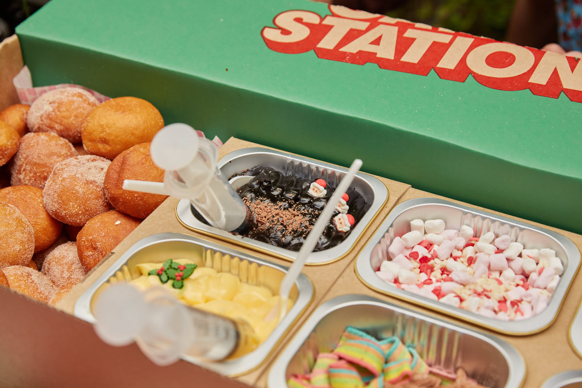 100person XMAS WLG serving display | Cater Station Sydney