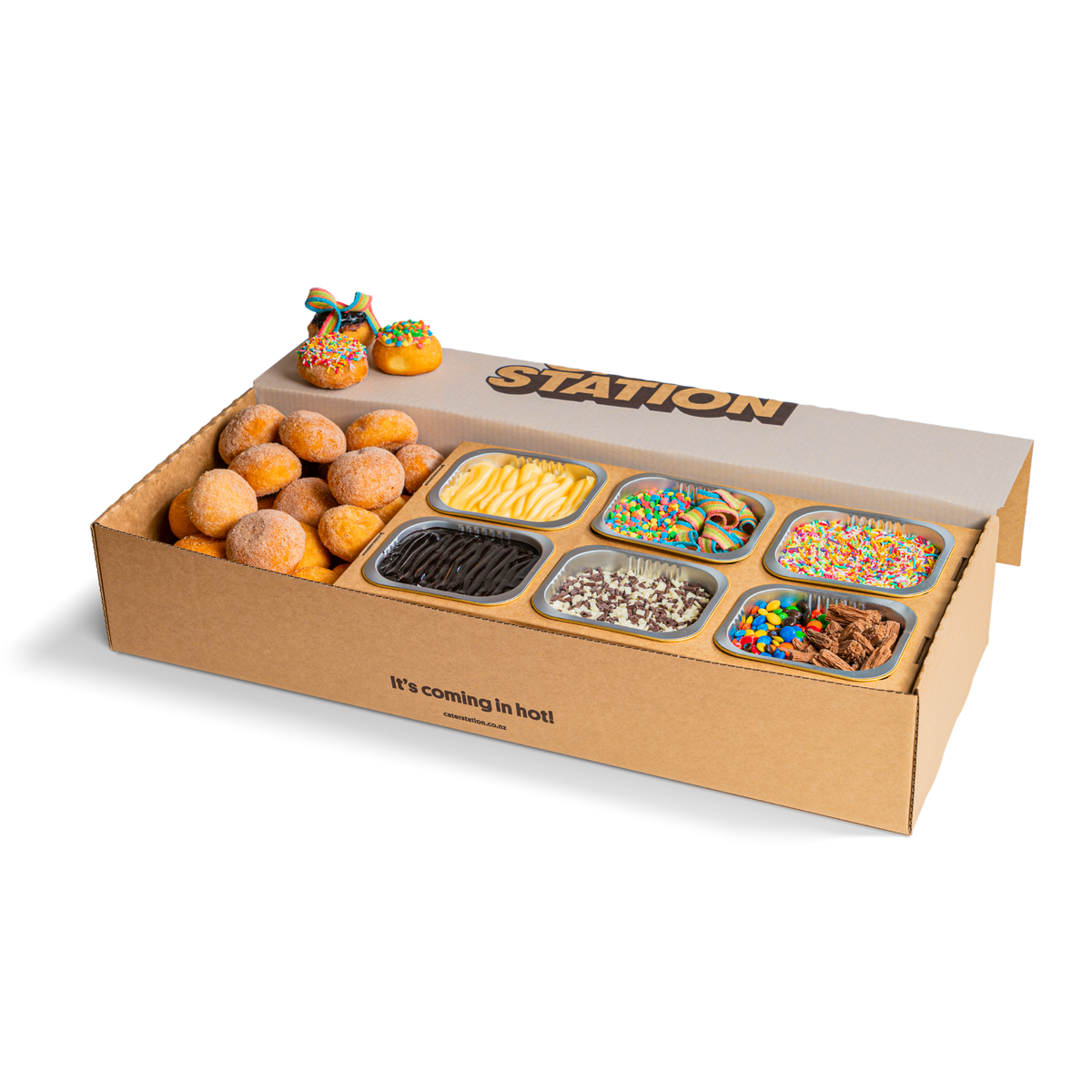 Mini Dipper Donut Kit serving display | Cater Station Sydney