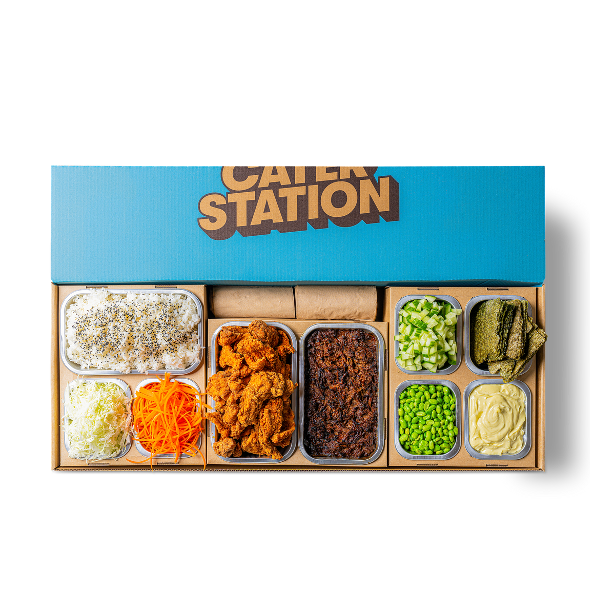 Poke Bowl Station catering setup | Cater Station Sydney
