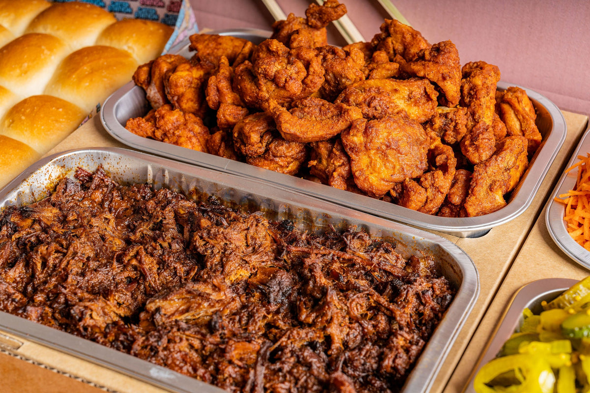 Buffalo Chicken Slider kit close-up | Cater Station Sydney