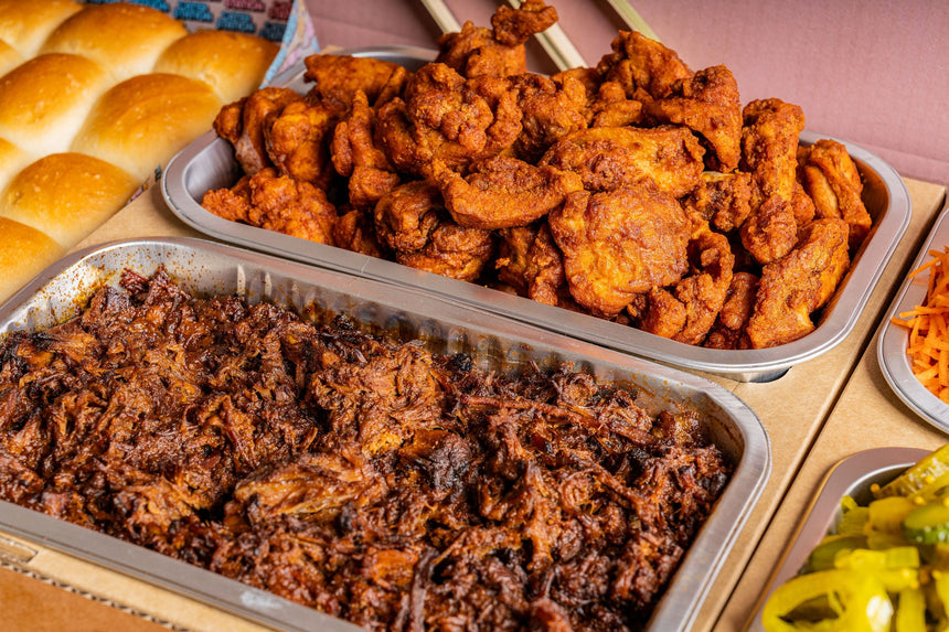 Buffalo Chicken Slider kit close-up | Cater Station Sydney