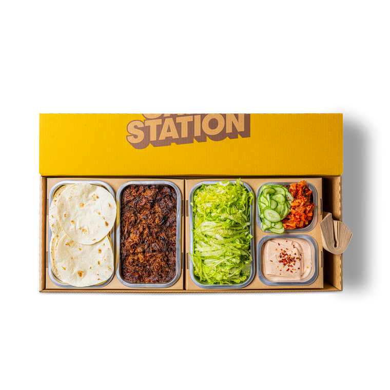 Korean Taco Mini Kit catering setup | Cater Station Sydney