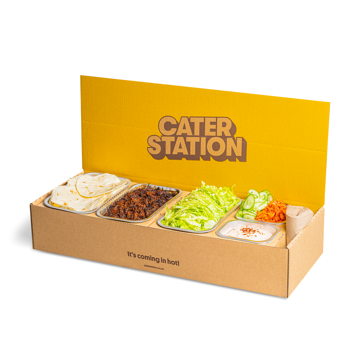 Korean Taco Mini Kit detail view | Cater Station Sydney