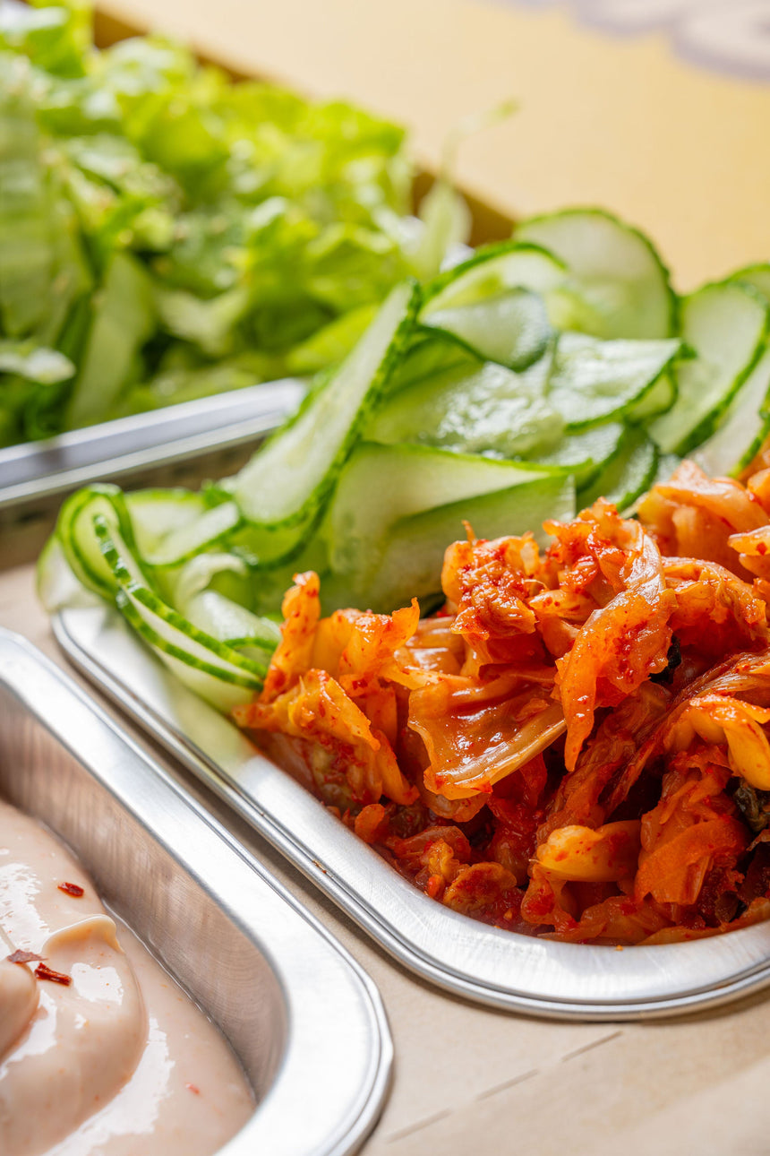 Korean Taco Mini Kit serving display | Cater Station Sydney