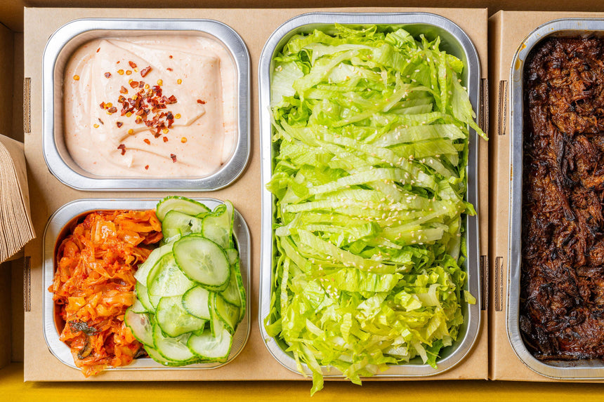 Korean Taco Mini Kit close-up | Cater Station Sydney