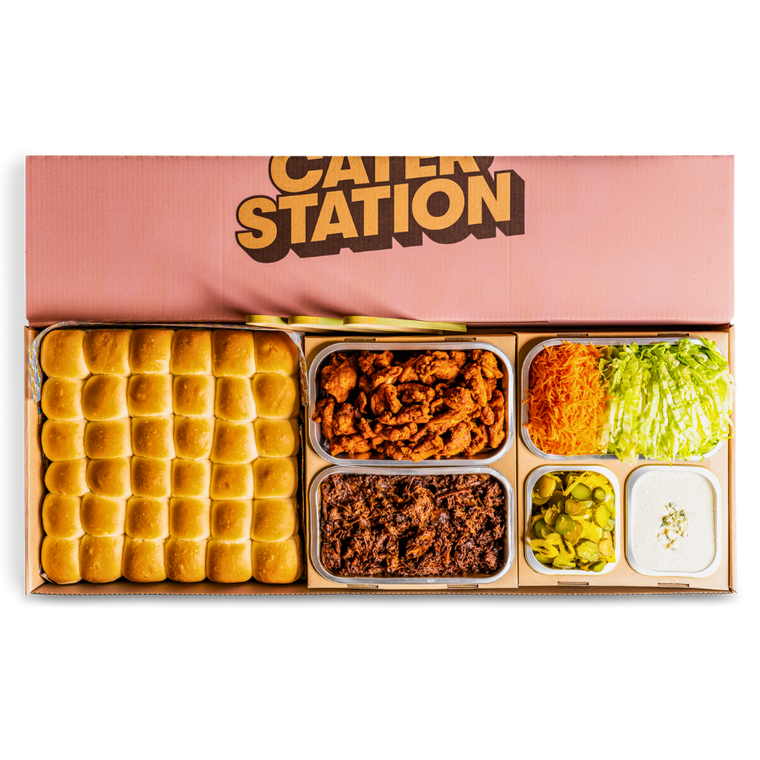 Buffalo Chicken Slider kit catering setup | Cater Station Sydney