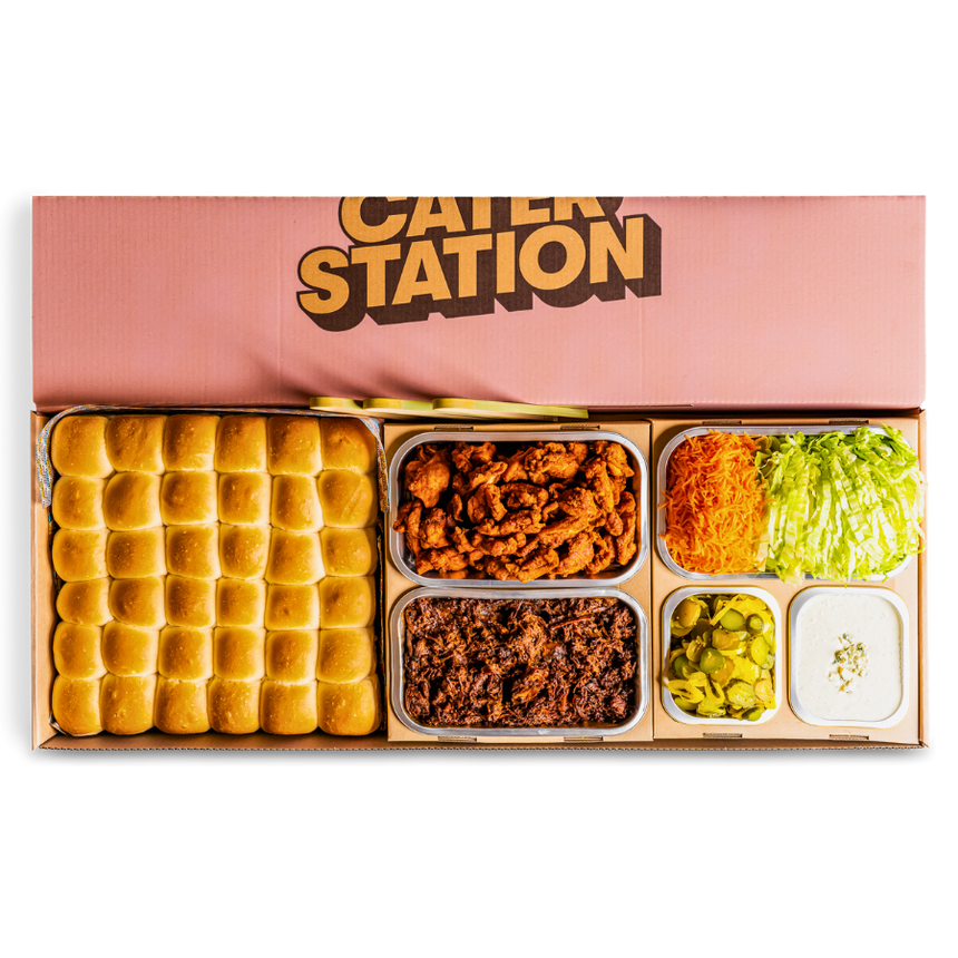 Buffalo Chicken Slider kit catering setup | Cater Station Sydney