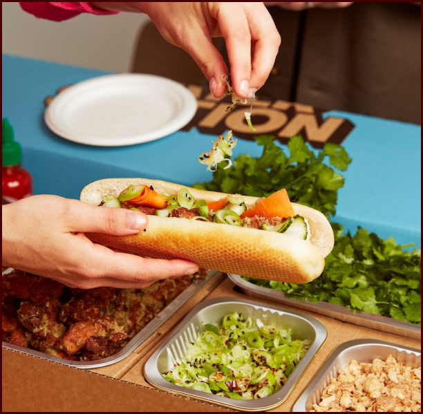 Bánh Mì Kit serving display | Cater Station Sydney